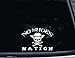 No Shoes Nation -die cut vinyl decal for windows, cars, trucks, tool boxes, laptops, MacBook virtually any hard, smooth surface