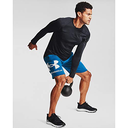 ua men's rival fleece logo shorts
