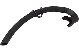 Diving Snorkel, Corrugated Hose Flexible Food Grade Professional Soft Mouthpiece Foldable Adult Snorkeling Breathing Tube for
