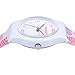 Zeiger New Easy Read Time Teacher Teen Plastic Young Girls Children Kids Watches, Lovely Heart Silicon Band (White)