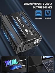 HITCARR 150W Power Inverter, Car Power Inverter