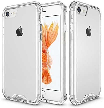 iPhone 7 case, MOPRO [ Drop / Shock / Scratch Absorption Protection] TPU Bumper + PC Back Case for Apple iPhone 7 Smartphone. (Clear)