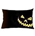 Euone 3050cm Halloween Square Pillow Cover Cushion Case Pillowcase Zipper Closure (O)
