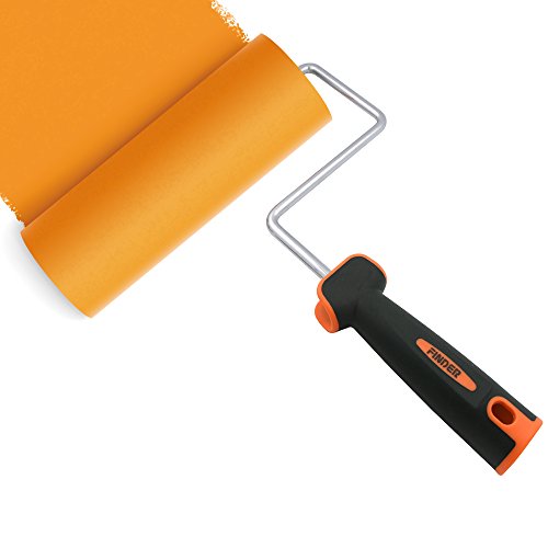 Finder Premium 9 inch Paint Roller Brush Kit 8 pcs Home Painting Supplies include House Painting Tray, Roller Frame, Paint Roller Covers and Paint Brushe, Interior Paint Brushes