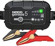 NOCO GENIUS5, 5-Amp Fully-Automatic Smart Charger, 6V And 12V Battery Charger, Battery Maintainer, Trickle Cha