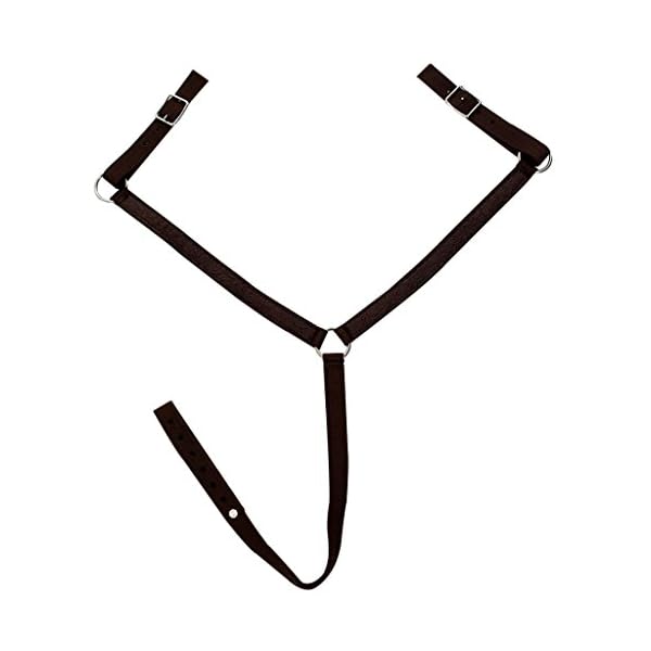 Festnight Sella Western/Sella per Monta Western Equitazione Completa Testiera e Pettorale in Vera Pelle 17" Marrone/Nero