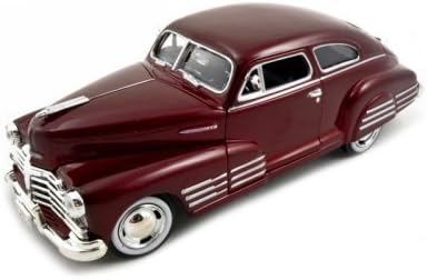 1948 Chevy Aerosedan Fleetline Red 1:24 Diecast Car Model by Premium American Classics