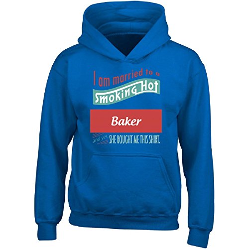 I Am Married To Smoking Hot Baker And Yes She Bought Me This Shirt - Adult Hoodie