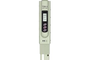 HM Digital TDS-3 Water Quality Tester – Handheld TDS Meter for Drinking Water, Aquarium & RO Systems, 0–9990 ppm, ±2% Accurac