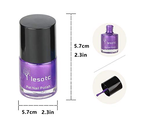 lesotc Dog Nail Polish,Water-Base - Thumbnail 3