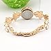 Ikevan Ikevan Newest Fashion Daisies Flower Rose Gold Bracelet Wrist Watch Jewelry Bangle Gift for Women Girls