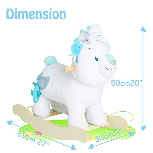 polar bear rocking horse