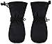 Andorra Kids Premium Weather-Proof Insulation Snow Mittens,Solids,S,Black