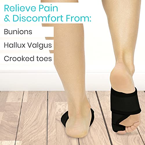 Vive Bunion Corrector for Women & Men Big Toe Brace Straightener with