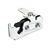 uxcell Door Panel Metal Concealed Rotary Latch Lock Left Hand Silver Tone