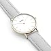 CLUSE La Bohème Gold White Grey CL18414 Women's Watch 38mm Leather Strap Minimalistic Design Casual Dress Japanese Quartz Elegant Timepiece