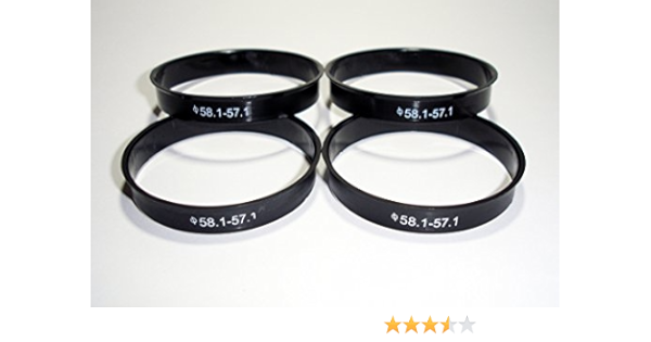 Centradores 4 LLANTA 58.1-57.1 Aros para Llantas Originales Alfa Romeo FIAT Lancia