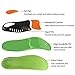 NICEWIN Pain Relief Arch Support Insoles for Men Women-Comfortable Shoe Inserts Flat Feet High Arch Greenthumb 4