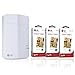 [Printer+Paper SET] New LG Pocket Photo Printer 3 PD251 [White] (Follow-up model of PD241T PD239) + LG Zink Photo Paper [90 Sheets]