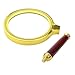 cnomg 3.5X Magnifying Glass Rosewood Handheld Magnifier Jewelry lens Loupe Perfect Viewing Coin, Reading, Insect, Hobby, and Observation Classroom Science 2.6'' Dia
