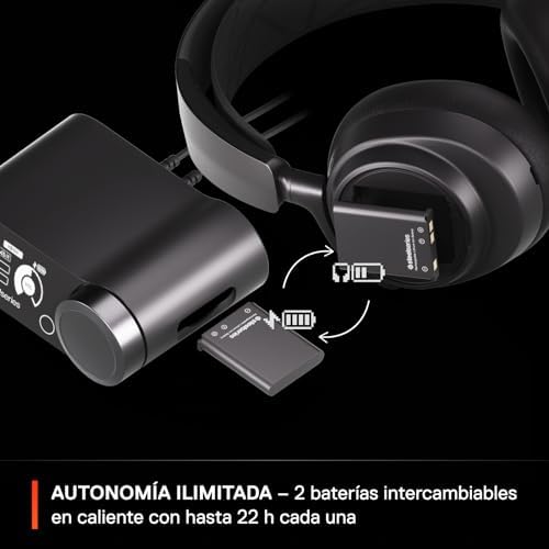 Arctis Nova Pro Wireless X - auriculares gaming multisistema Xbox - Controladores magnéticos de neodimio - Cancelación de ruido - Infinity Power System - Xbox, PC, PS5, PS4, Switch, móvil