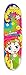 TITAN Flower Power Princess Pink Girls Skateboard, Single Kick-board, 24