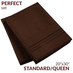 Mellanni Pillow Cases Standard Size Set of 2
