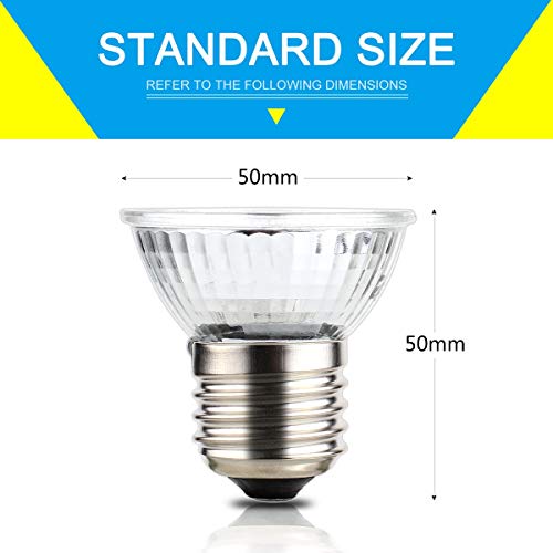 OMAYKEY 75W 6 Pack UVA + UVB Full Spectrum Sun Lamp Sunbathe Heat Lamp/Bulb/Light for Lizard Reptiles and Amphibians