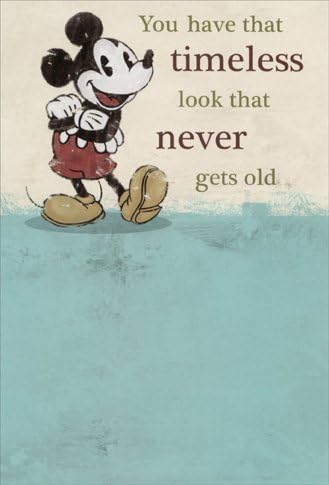 Mickey Mouse: Timeless - Sunrise Greetings Disney Birthday Card