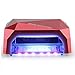 Y&S Pro 36W Nail Dryer LED Lamp Light for UV LED Gel Polish, No Harm Quick Dry Manicure/Pedicure Machine, Color Classic Red