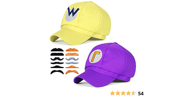 TISOSO Super Mario Bros Hat Wario 