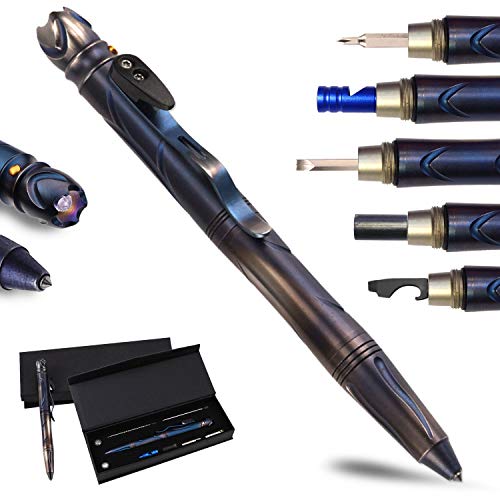 WHEN MING Multifunctional Tactical Pen, Emergency Window Glass Breaker