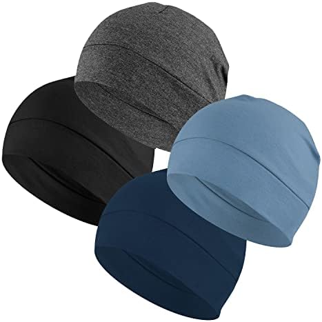 3 Pack Reversible Winter Fleece Lined Beanie Hats for Men 