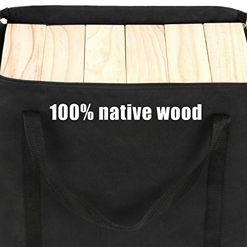 Nova Microdermabrasion 54 Pieces Giant Toppling Tumble Tower Blocks Game (2.5 ft to Over 5 ft