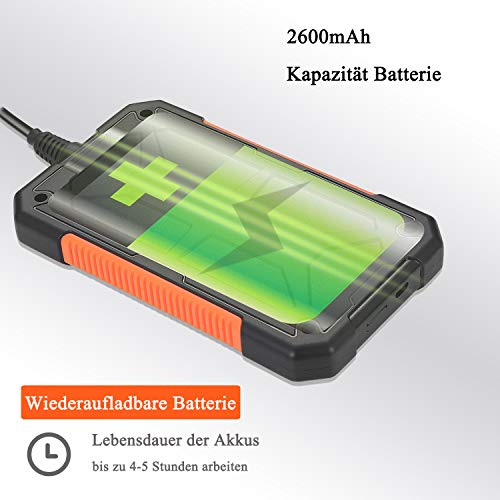 Endoskopkamera GEEUMI Industrieendoskop Schlangenkamera Endoskop mit 8 einstellbaren LED-Licht Inspektionskamera… – Bild 5