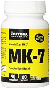 Jarrow Formulas MK-7, Promotes Bone Health, 90 mcg, 60 Softgels