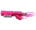 Wellwanted™ Women Passion Vibrating Massage Thrusting Rabbit ,Clit Stimulator Sex Massager Female Masturbation Sex Tools, Strong Vibration Dilddo Penis (Pink)