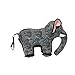 TUFFY - World's Tuffest Soft Dog Toy- Zoo Elephant -Multiple Layers. Made Durable, Strong & Tough. Interactive Play (Tug, Toss & Fetch). Machine Washable & Floats. (Regular)