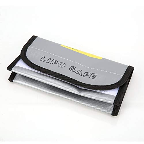 Kongqiabona Fire Retardant LiPo Battery Bag LiPo Safe Guard Charging Box Bag Sack Pouch Fireproof Explosion-Proof for RC Model Drone Car