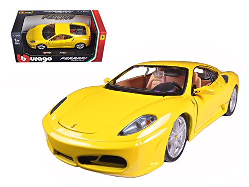 Bburago 1:24 Scale Ferrari Race and Play F430 Diecast Vehicle (Colors May Vary)