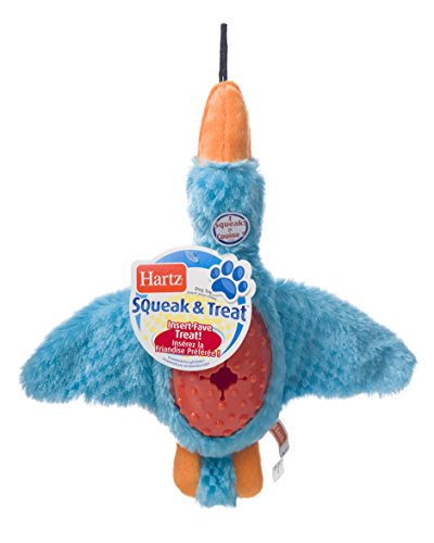 HARTZ Squeak & Treat Duck Treat Dispensing Dog Toy