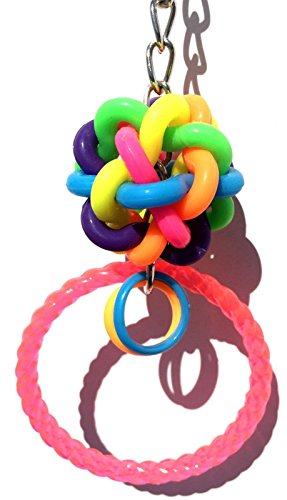 Bonka Bird Toys1874 Crazy Twine Ball Bird Toy parrot cage toys cages parakeet lovebird cockatiel