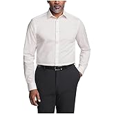 Calvin Klein Mens Dress Shirt Slim Fit Non Iron Stretch Print