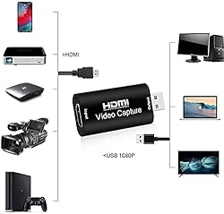 HDMI Video Capture Card, 4K HDMI to USB Capture