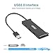 UNITEK Portable USB 3.0 4-Port Ultra Slim Data hub, with Micro USB 2.0 Power Port and Built-in USB 3.0 Cable LED for iMac, MacBook, MacBook Pro, MacBook Air, Mac Mini, Chrombook, Surface Pro