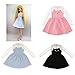 MonkeyJack Trendy Cat Face Frock Skirt Dress w/ Lace Sleeve for 1/3 BJD SD MSD DOD AS DZ Clothes Dress Up Black