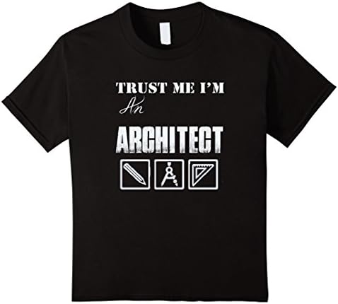 unisex-child Trust me i'm an architect t shirt funny architect shirt 8 Black