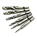JKDRILL 6Pcs Drill Tap Combination Bit Set, 1/4