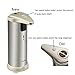 Madoats Automatic Soap Dispenser, Brushed Stainless Steel Touchless Soap Dispenser,Hand Free Motion Activated Sensor Auto-soap Dispenser, Kitchen and Bathroom Liquid Detergent Dispenser