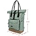 TOURBON Nylon Roll-top Clip-On Bike Panniers Women’s Shoulder Tote Bag – Greenthumb 2